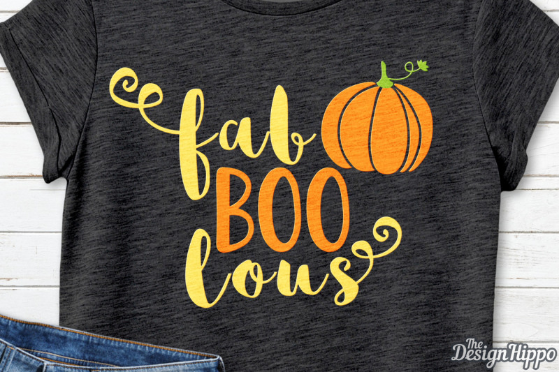 faboolous halloween shirt