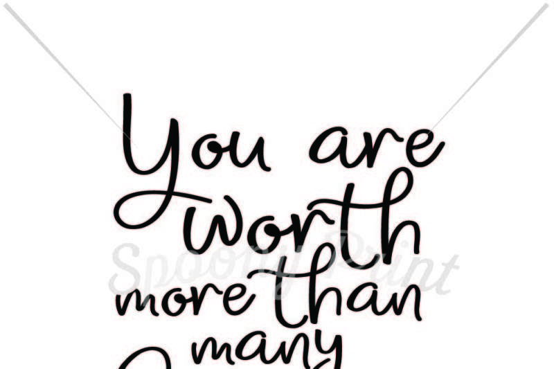 Free You Are Worth More Than Many Sparrows Svg Free Svg Designs Including
