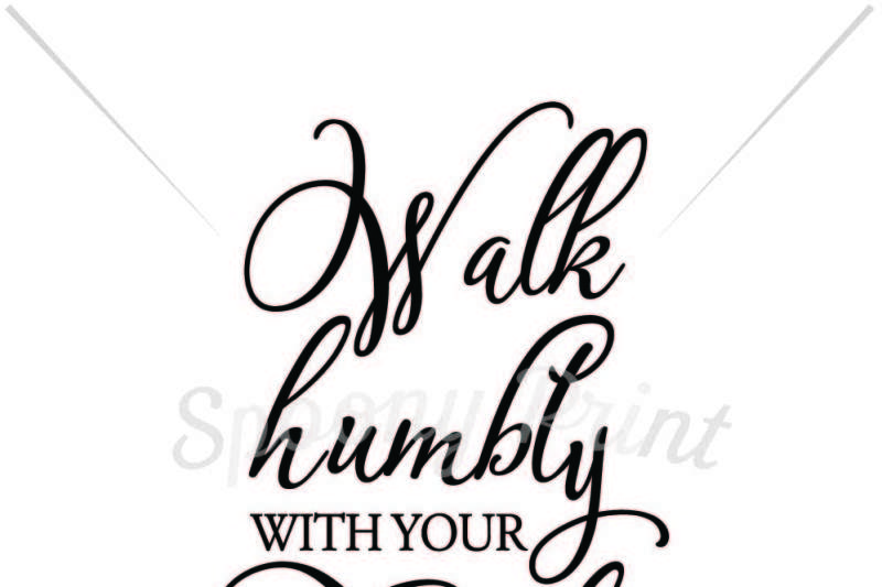 Download Free Walk Humbly With Your God Crafter File