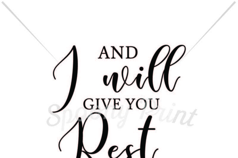 Download Free I Will Give You Rest Crafter File