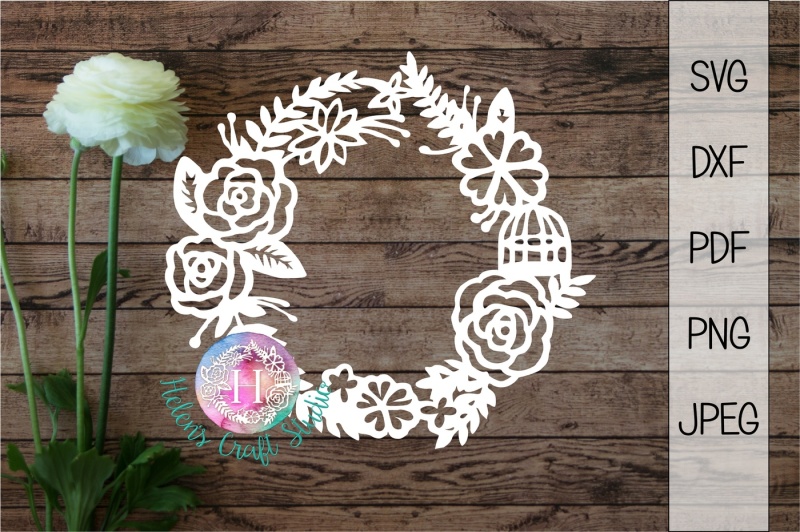 Free Free 153 Flower Wreath Svg Free SVG PNG EPS DXF File