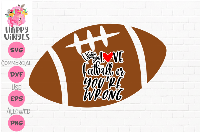 Download Free Football Svg Football Fan Svg Crafter File