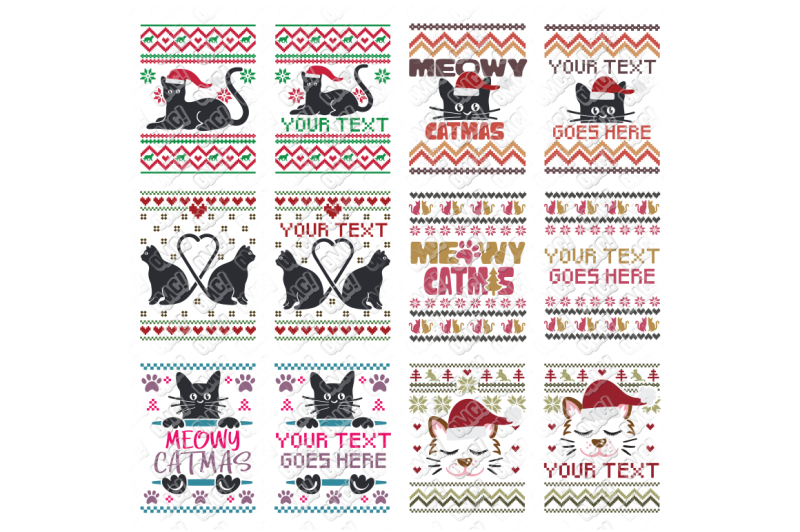 Download Free Cat Ugly Christmas Svg Sweater In Svg Dxf Png Jpg Eps Crafter File All Svg Cut Files For Cut