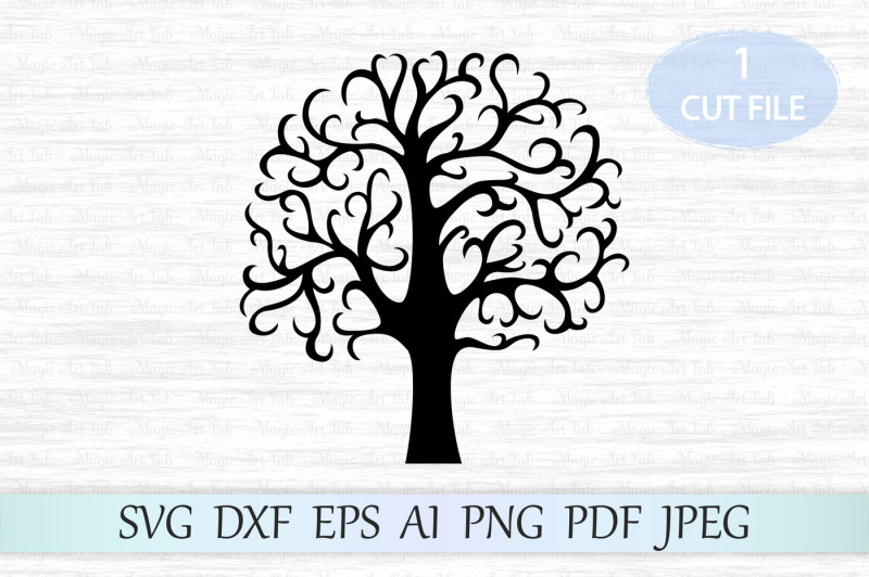 Free Tree Svg Family Tree Svg File Black Tree Clipart Tree Cut File Crafter File Free Svg Files Diy Shirts Decals And Much More Using Your Cricut Explore And Silhouette