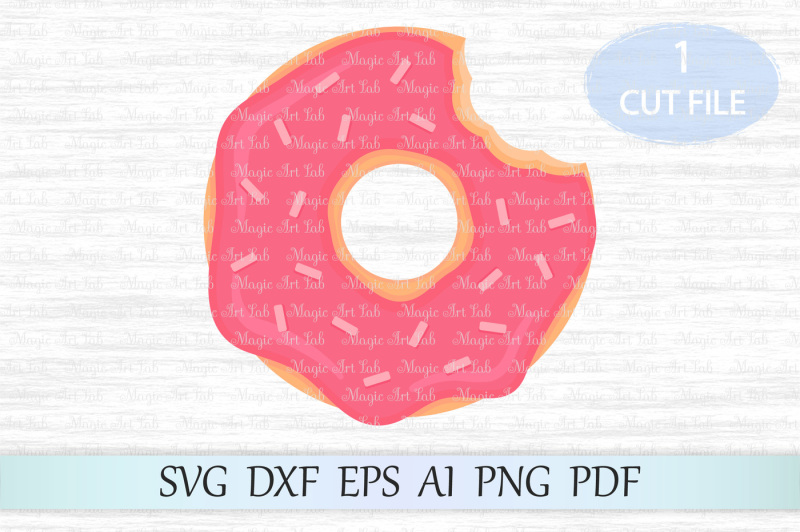 Download Pink donut svg, Cute donut clipart, Donut cut file ...