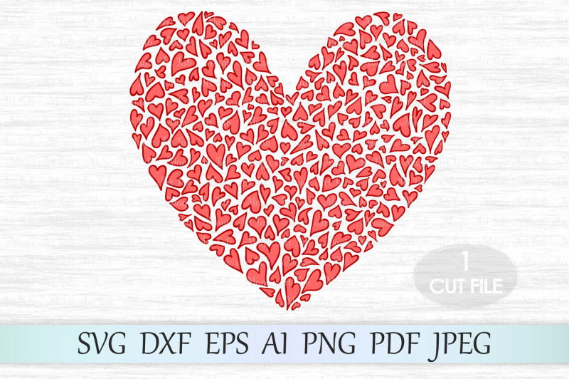 Download Heart svg file, Love svg, Valentine svg, Heart clipart By MagicArtLab | TheHungryJPEG.com