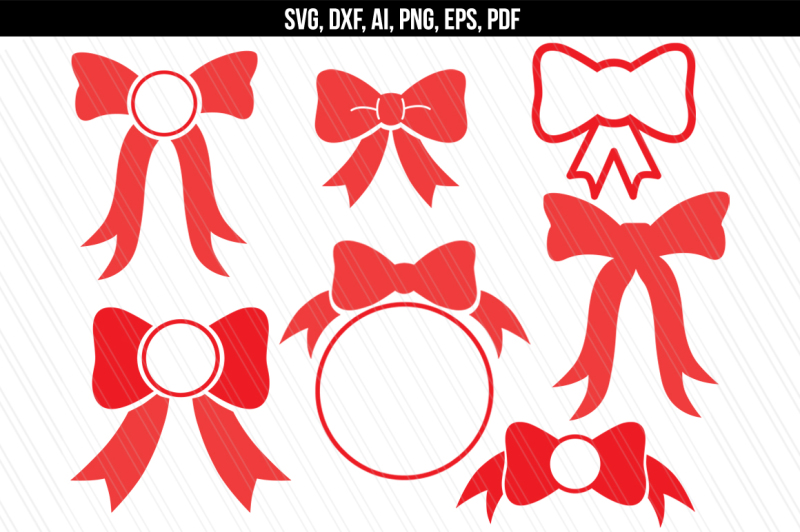 Download Free Bow Svg Bow Monogram Eps Dxf Ai Svg Pdf Png Crafter File Download Free Svg Cut Files Best Design
