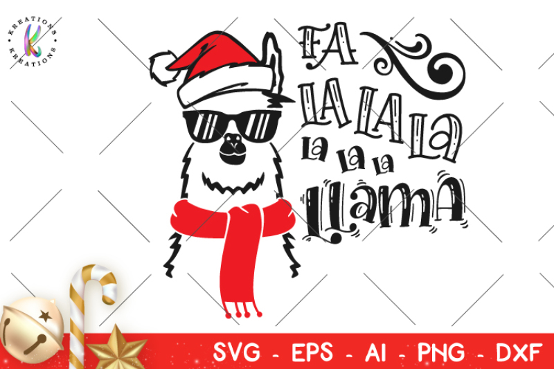Download Free Christmas Svg Fa La La La Llama Svg Christmas Jingles Svg Crafter File Free Svg Cut Files For Cricut And Silhouette PSD Mockup Templates