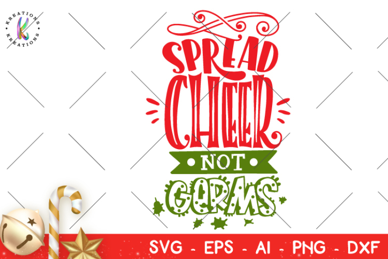 Free Christmas Svg Spread Cheer Not Germs Svg Download Svg Files Monogram Frames