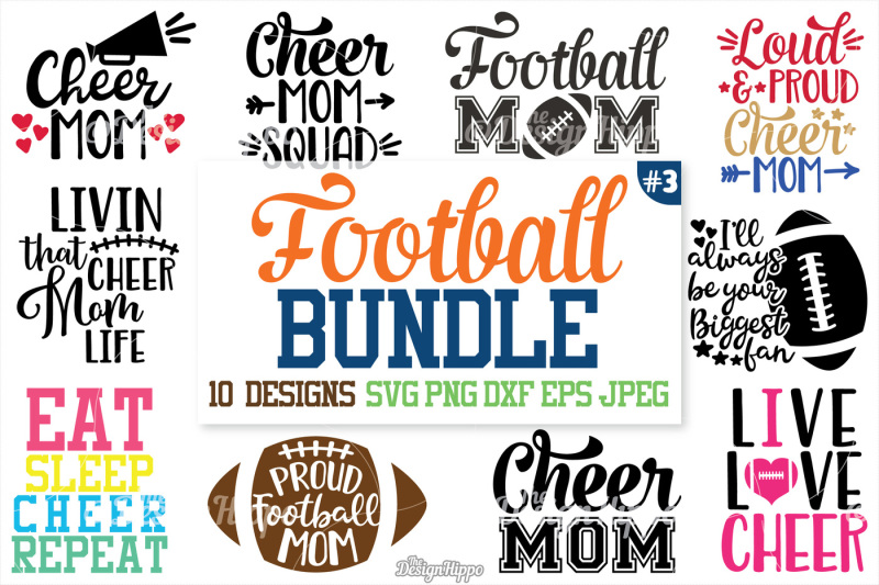 Free Football Svg Bundle Football Mom Bundle Svg Png Cut Files Cricut Crafter File Download Free Svg Files Available In Multiple Formats