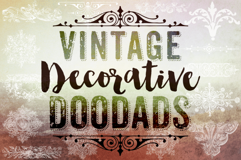 Download Free Vintage Decorative Doodads & Photoshop Brushes ...