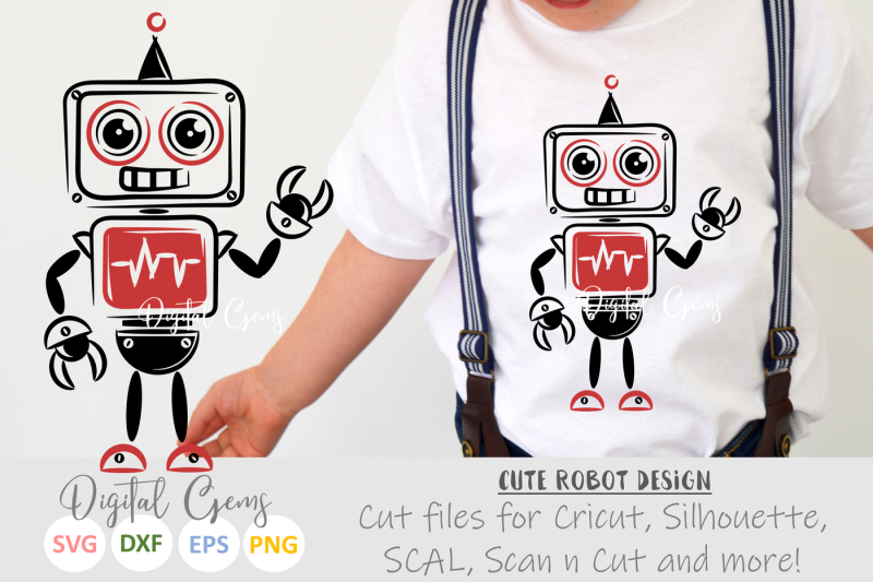 Download Free Boy Robot Svg  Dxf  Eps  Png Files Crafter File