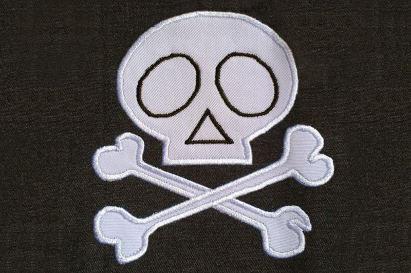 Free Skull And Crossbones Applique Embroidery Svg Download Svg Files Music