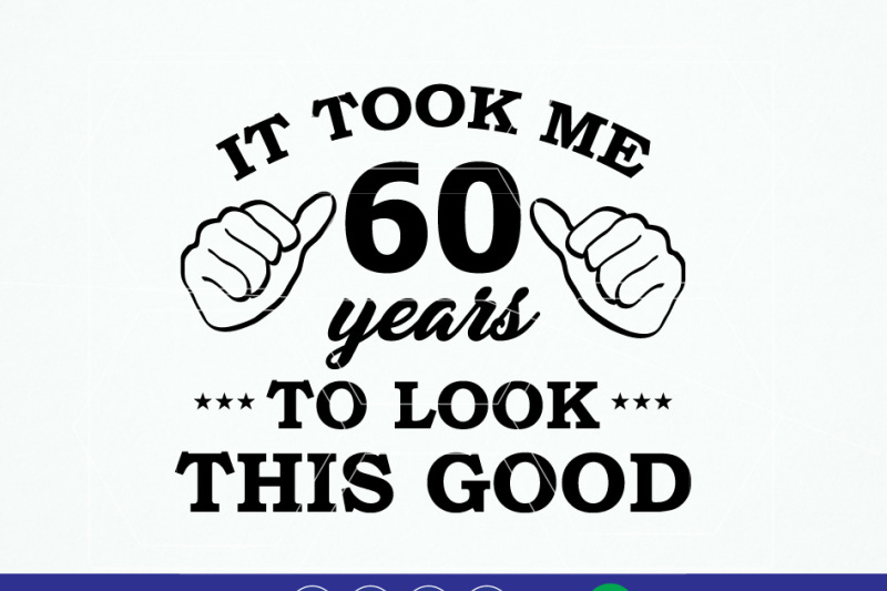 60th Birthday Vinyl T-shirt design By PowerVector | TheHungryJPEG