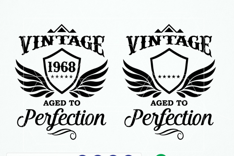 Vintage Birth Year Aged Perfection Shirt Design By PowerVector
