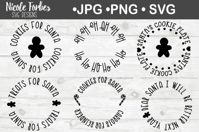 Free Christmas Plate Svg Bundle Crafter File Best Free Svg Cut Files