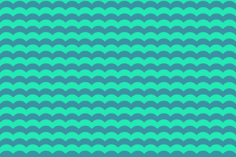 Turquoise and teal waves seamless pattern By Microvector | TheHungryJPEG