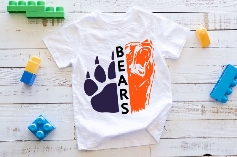 Chicago Bears Svg Cutting Files Bear Football Baseball Basketball S