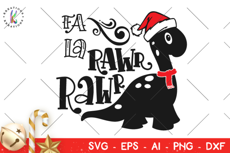 Download Free Fa La Rawr Rawr Svg Christmas Dinosaur Svg Hand Drawn Crafter File Best Free Vector Icon Resources For App Design Web Design PSD Mockup Templates