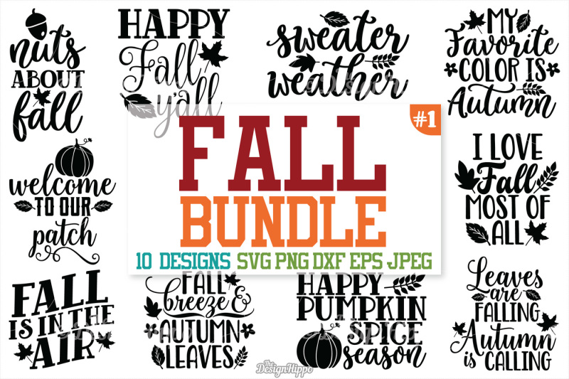 Download Free Free Fall Svg Bundle Autumn Fall Pumpkin Spice Fall Yall Svg Cut Files Crafter File PSD Mockup Template