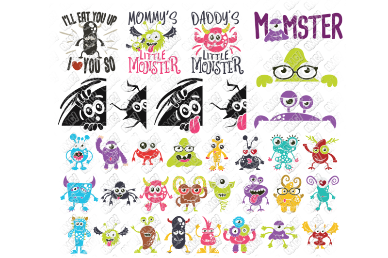 Download Free Monster Svg Bundle Halloween In Svg Dxf Png Eps Jpeg Crafter File Best Sites For Free Svg Cricut Silhouette Cut Cut Craft