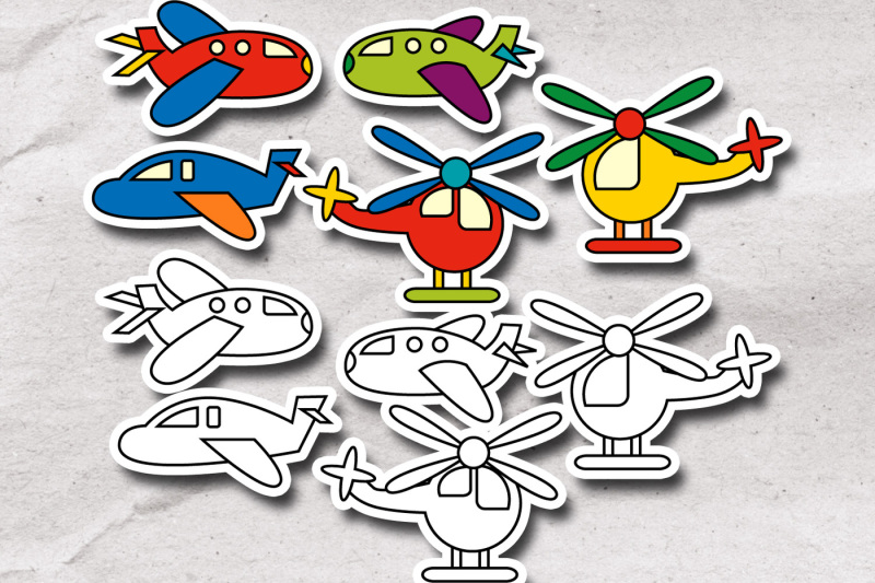 air transportation clipart planes