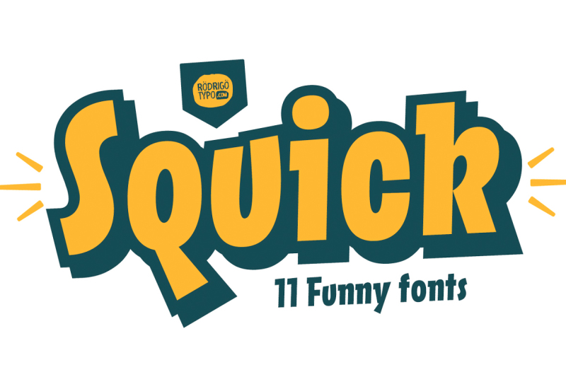 Squick By Rodrigo Typo | TheHungryJPEG