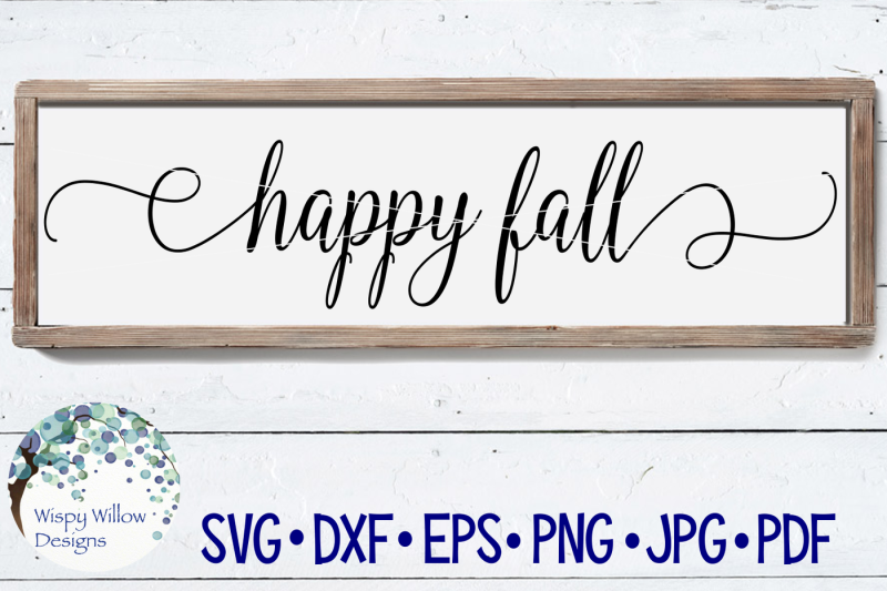 Happy Fall Design Free Hand Lettered Svg Cut Files Letters By Prell