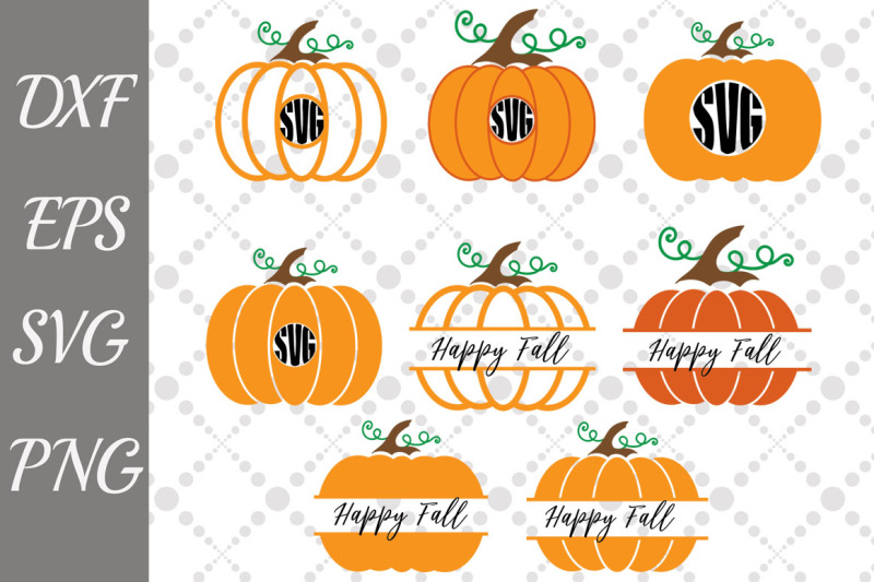 Free Pumpkin Monogram Svg Pumpkin Bundle Svg Monogram Svg Crafter File Free Svg Jpeg Design Files For Cricut Cameo