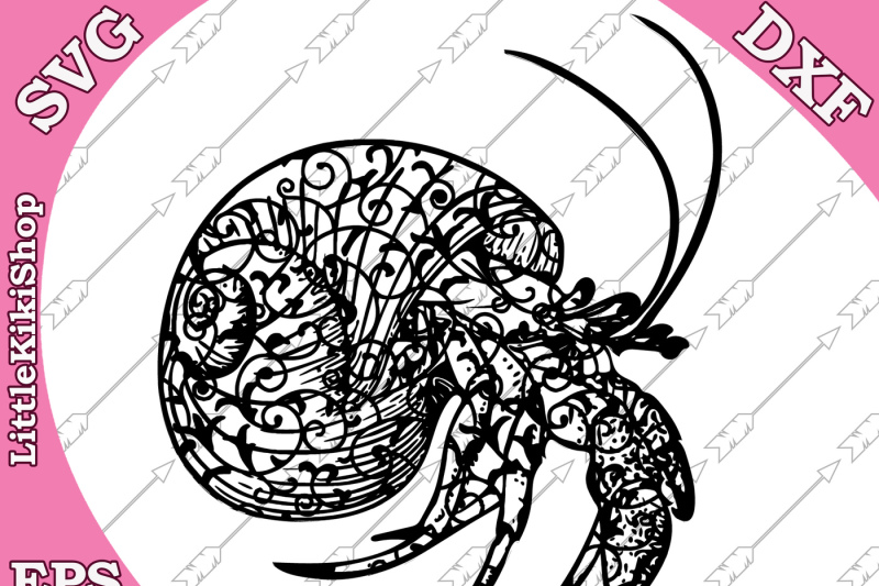 Download Zentangle Shell Svg Mandala Shell Svg Sea Animal Svg Winkle Svg By Littlekikishop Thehungryjpeg Com