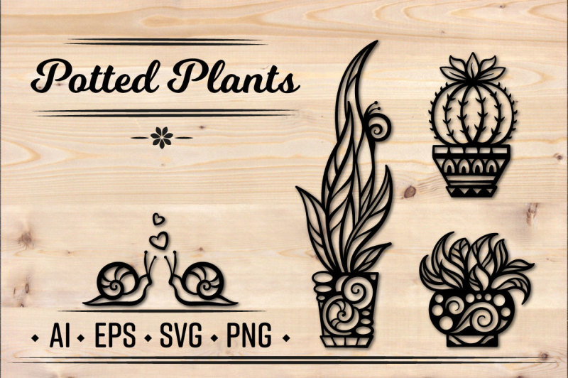 Free Potted Plants Crafter File Free Svg Files For Cricut And Silhouette