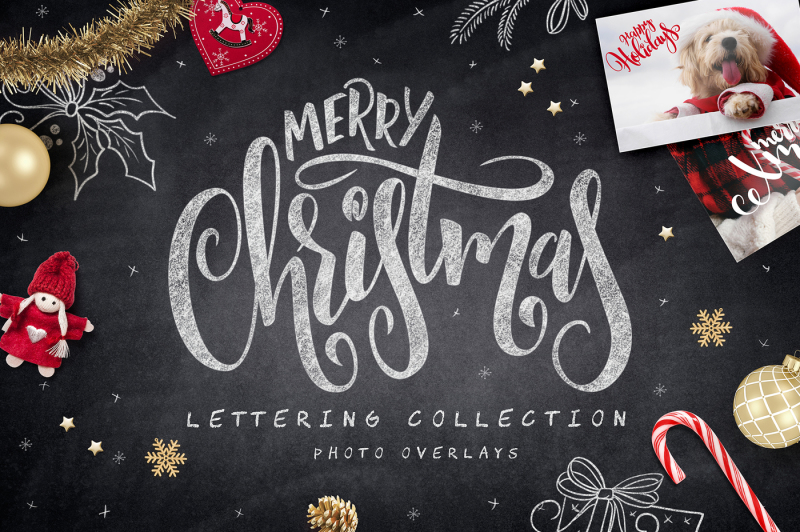 Christmas lettering collection By Catary Art | TheHungryJPEG