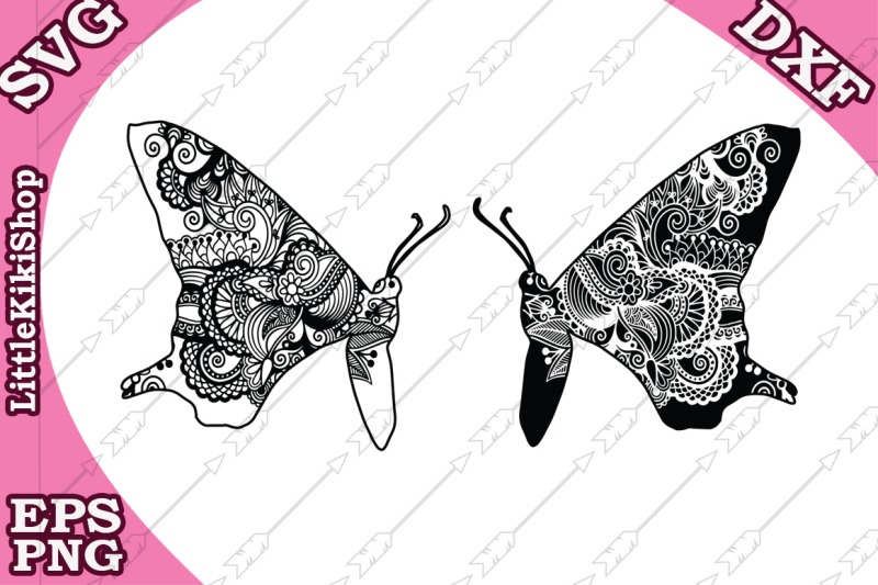 Free Free Butterfly Zentangle Svg 930 SVG PNG EPS DXF File