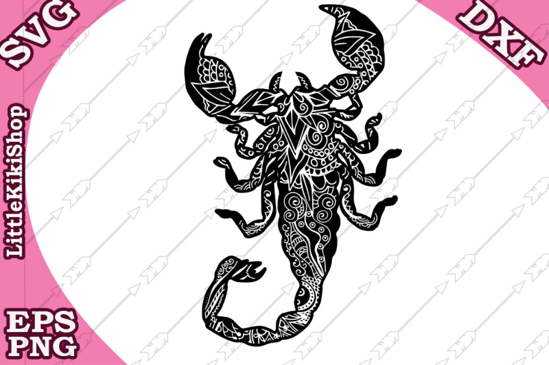 Download Free Free Zentangle Scorpion Svg Mandala Scorpion Svg Zentangle Animal Svg Crafter File PSD Mockup Template