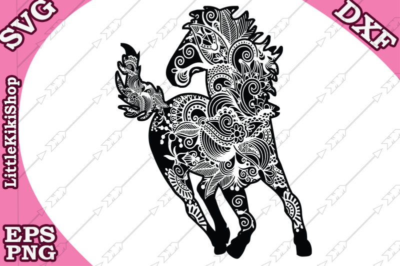 Download Free Zentangle Horse Svg Mandala Horse Svg Zentangle Animal Svg Crafter File Free Svg Cut Files The Best Designs