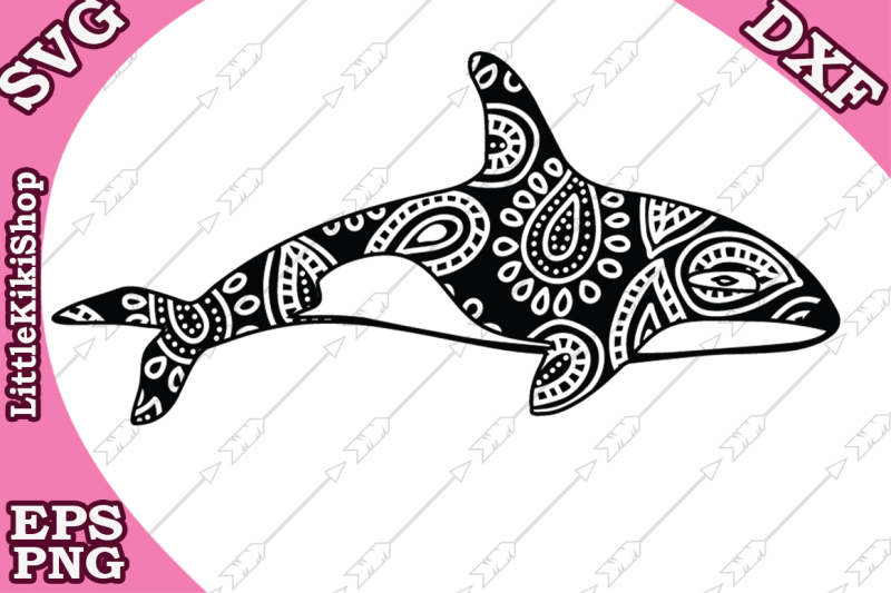 Download Free Zentangle Orca Svg Mandala Orca Svg Killer Whale Svg Crafter File Download Free Svg Cut Files Cricut Silhouette Design