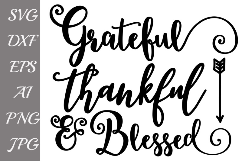 Download Free Free Fall Svg Grateful Thankful Blessed Svg Files For Cameo Crafter File PSD Mockup Template