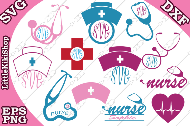 Download Free Free Nurse Svg Nurse Monogram Svg Nurse Monogram Bundle Svg Crafter File PSD Mockup Template