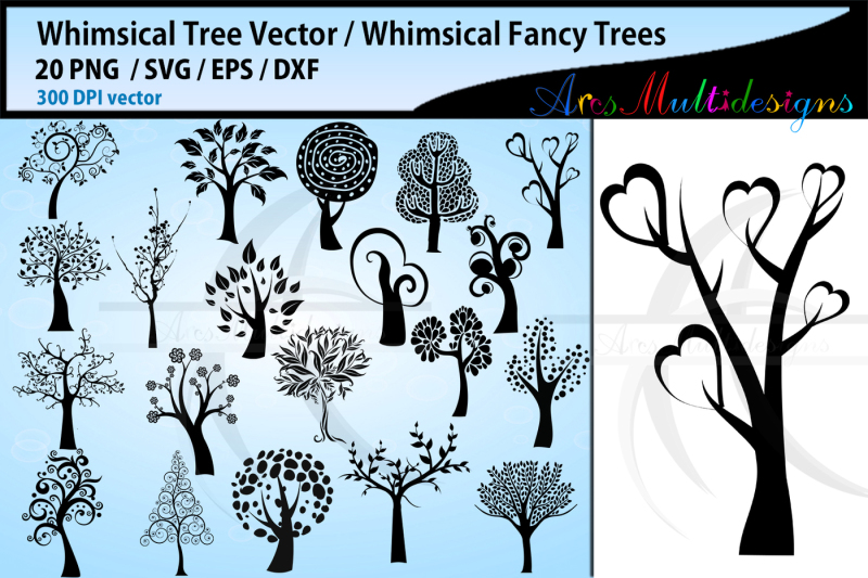 Download Free Whimsical Tree Svg Whimsical Tree Silhouettes Svg Whimsical Tree Crafter File
