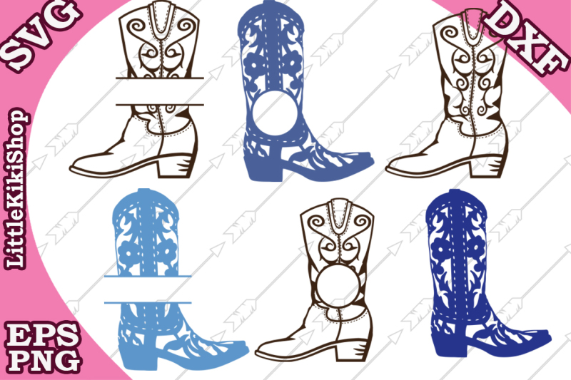 Cowboy Boots Svg Cowboy Monogram Western Svg Design Free Svg Files For Silhouette More Than 1 000 Free Silhouette Svg Files