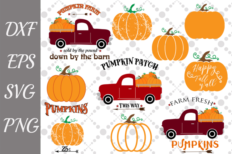 Download Free Pumpkin Svg Bundle Truck Bundle Svg Pumpkin Clipart Crafter File Download Free Svg Files Work With Silhouette And Cricut Design Space