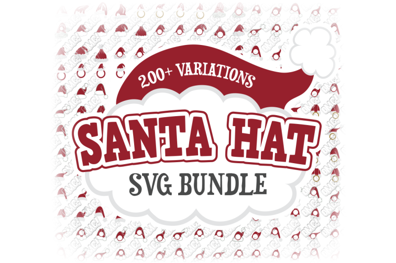 Download Free Santa Hat Svg Monogram Christmas In Svg Dxf Png Eps Jpeg Crafter File Free Svg Files Quotes