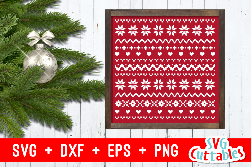 Download Free Christmas Sweater Pattern Svg Cut File Crafter File Free Svg Files Fonts Quotes Premium Downloads Yellowimages Mockups