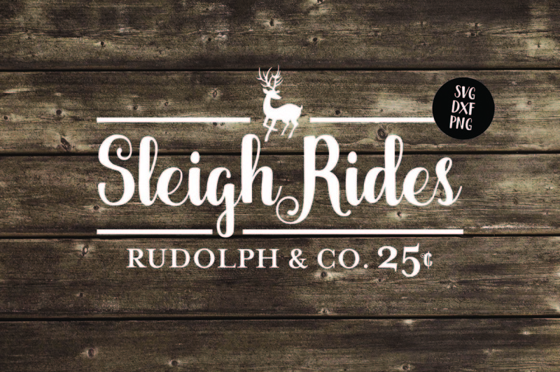 Free Sleigh Rides Svg Png Dxf Crafter File