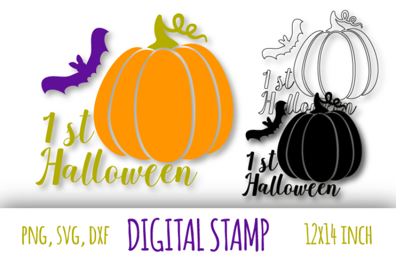 1st Halloween Svg Baby S Halloween Party Lead With The Keywords That By Bunart Thehungryjpeg Com