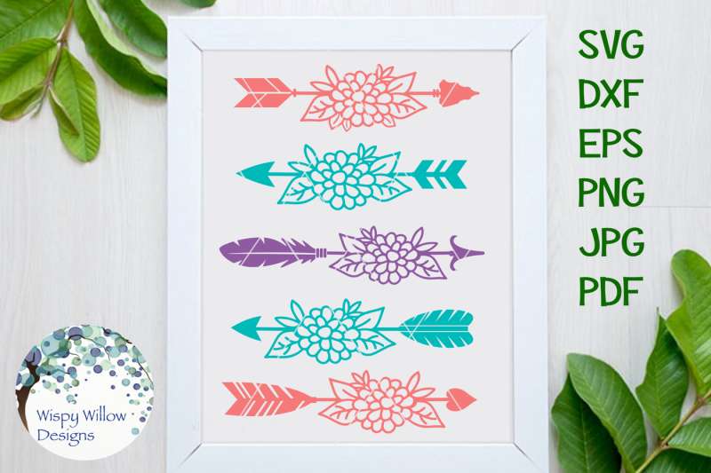 Download Free Floral Arrow Bundle Svg Free Svg Files Images New Update Today