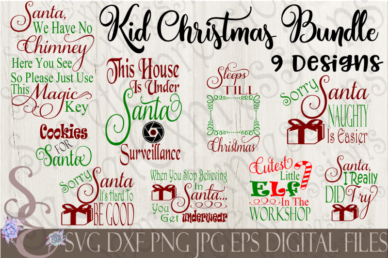 Free Kid Christmas Svg Bundle Crafter File Download Free Svg Cut Files