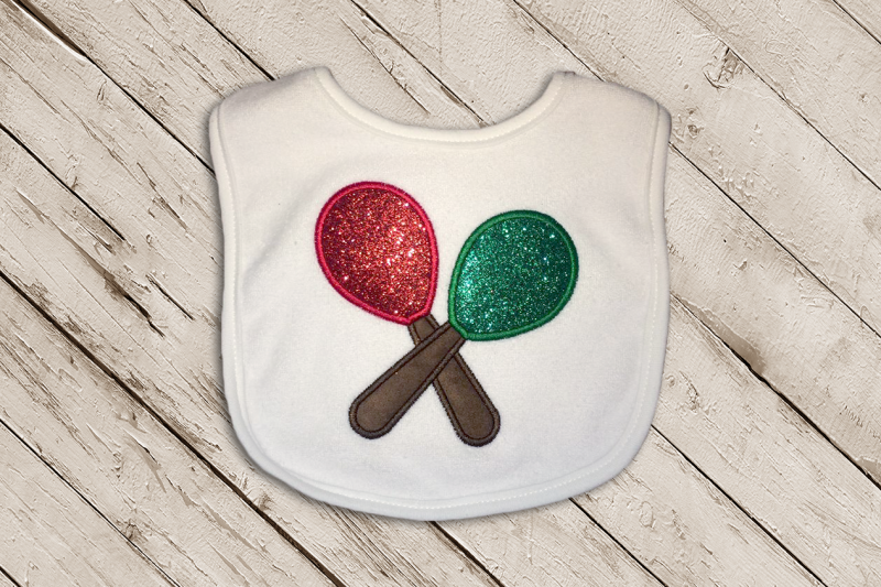 Download Free Maracas | Applique Embroidery Crafter File