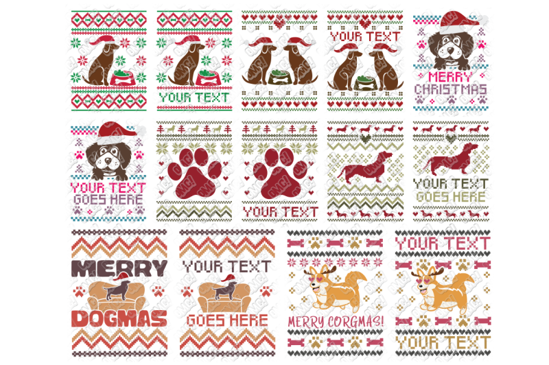 Free Dog Ugly Christmas Svg Template In Svg Dxf Png Eps Jpeg Crafter File Svg Psd Png Eps Format Free Download