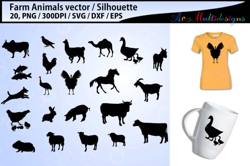 Free Farm Animals Silhouette Svg Animals Svg Cutting Templates Eps Svg Crafter File The Big List Of Places To Download Free Svg Cut Files